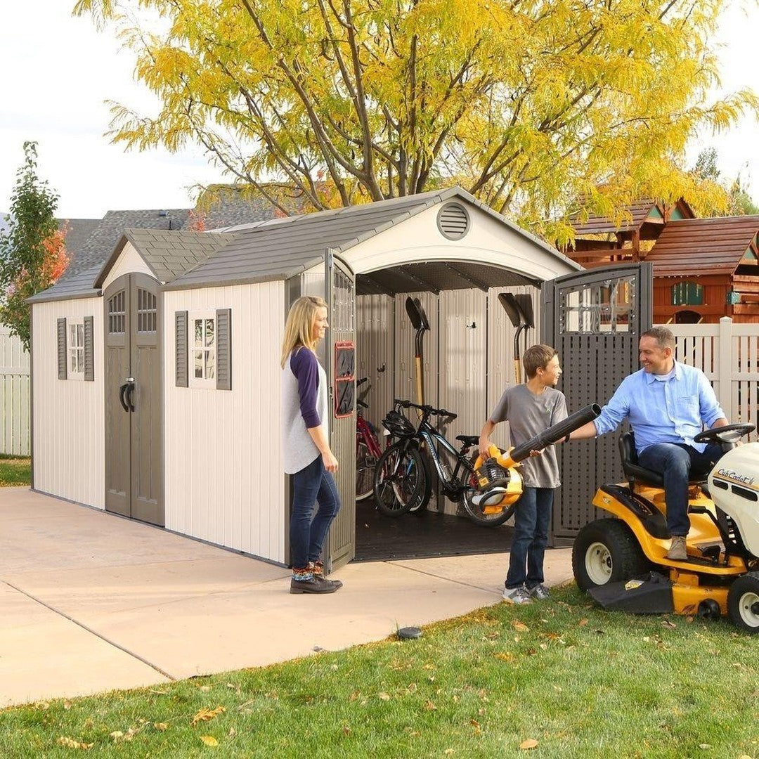 20ft x 8ft Heavy Duty Plastic - Garden Shed