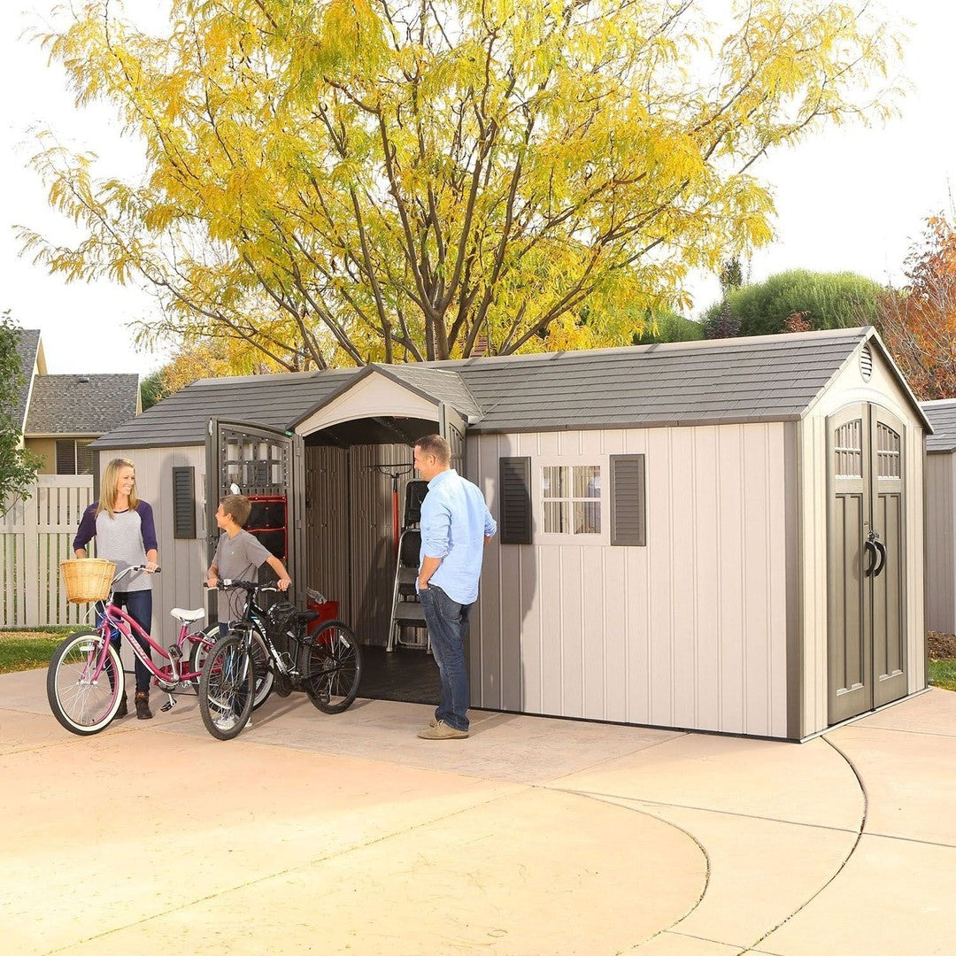 20ft x 8ft Heavy Duty Plastic - Garden Shed