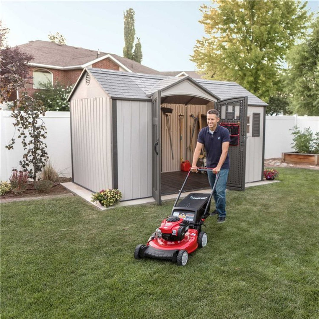 12.5ft x 8ft Heavy Duty Plastic - Garden Shed